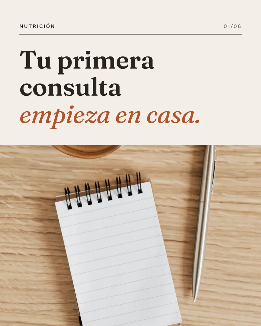 Tu primera consulta empieza en casa, slide 1 de 6