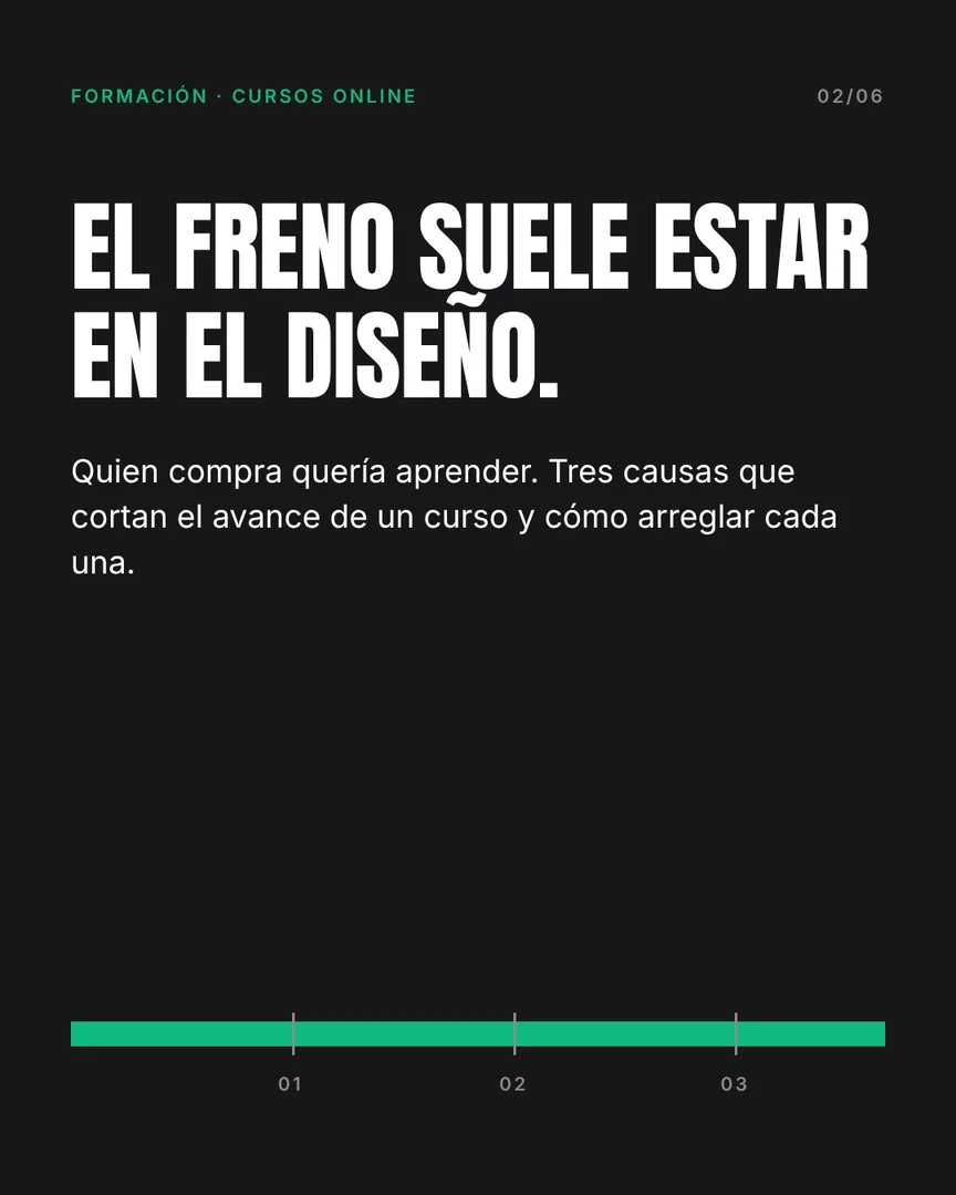 Compraron el curso. Nunca lo terminaron., slide 2 de 6