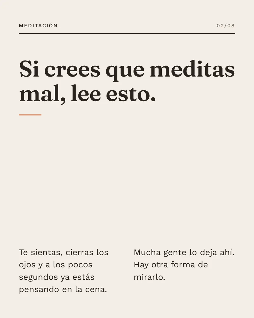 La mente en blanco nunca fue la meta, slide 2 de 8