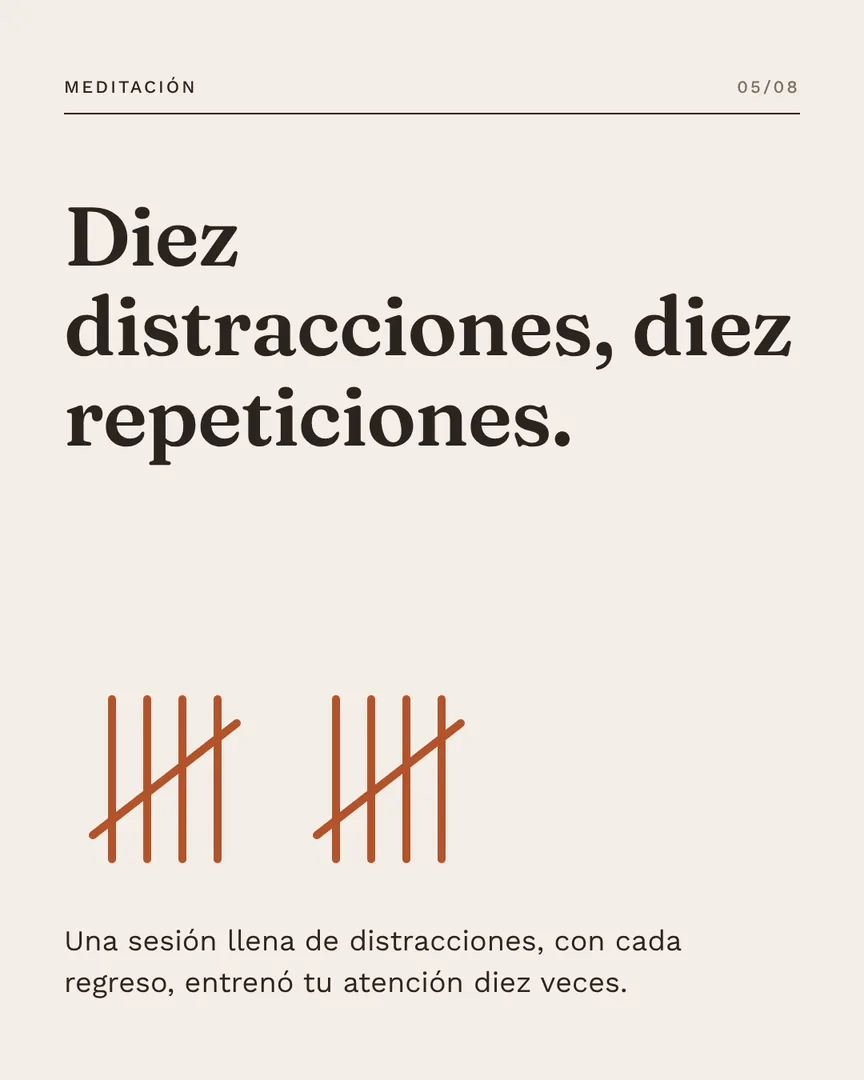 La mente en blanco nunca fue la meta, slide 5 de 8