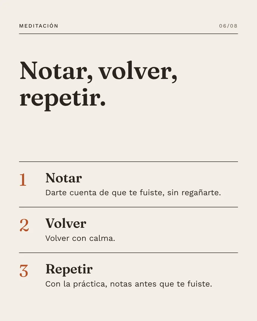 La mente en blanco nunca fue la meta, slide 6 de 8