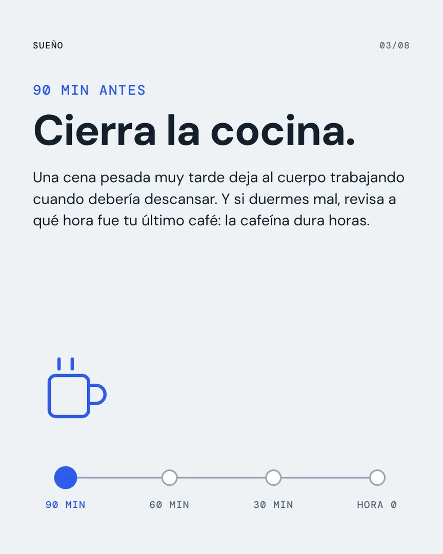 La hora antes de dormir, slide 3 de 8