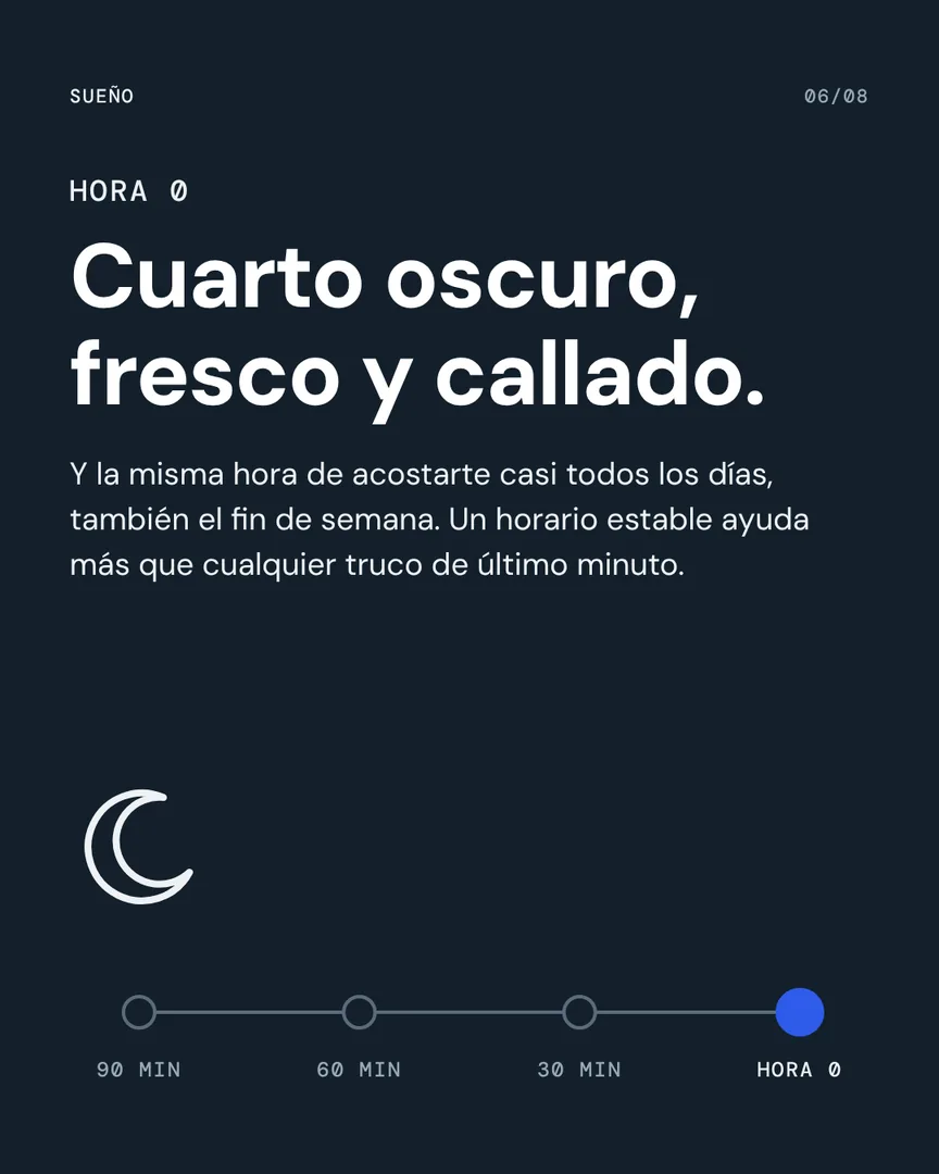 La hora antes de dormir, slide 6 de 8